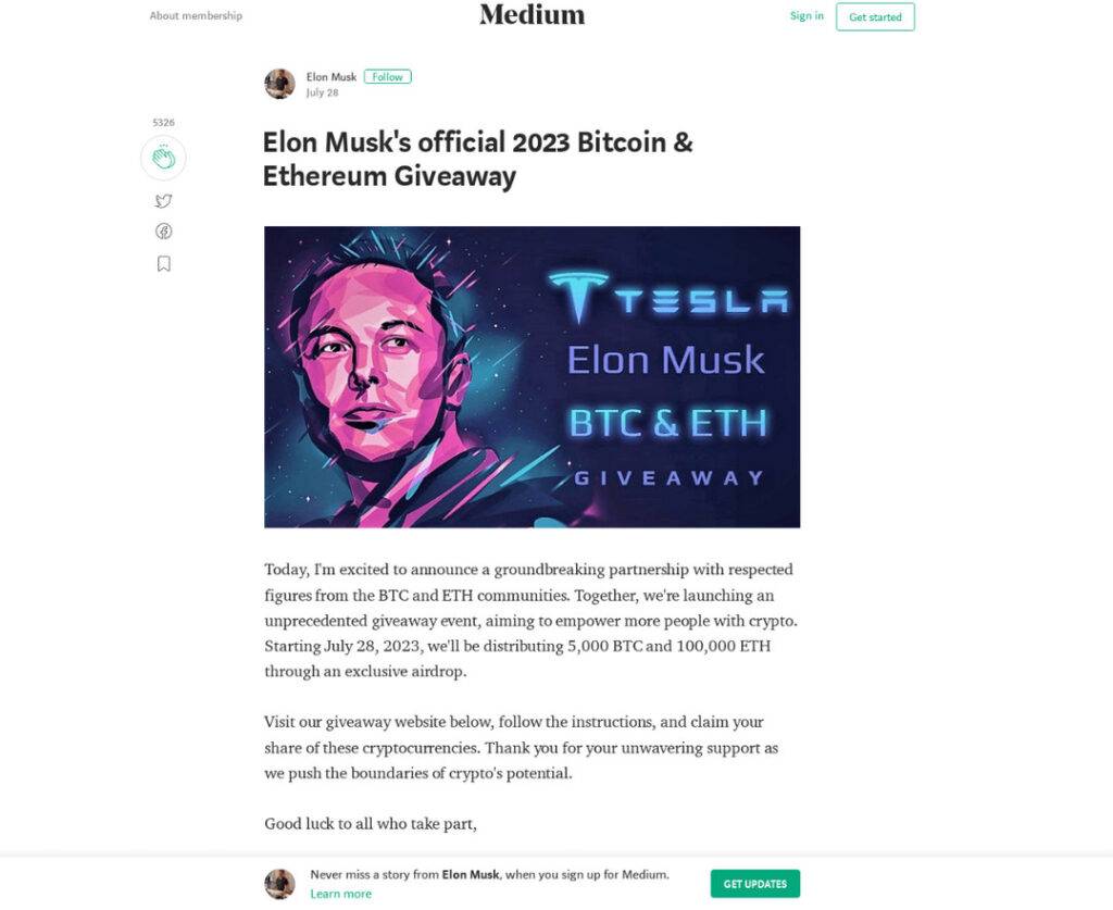Did a Victim Send 5 BTC to a Elon Musk Giveaway Scam? | CoinMarketCap