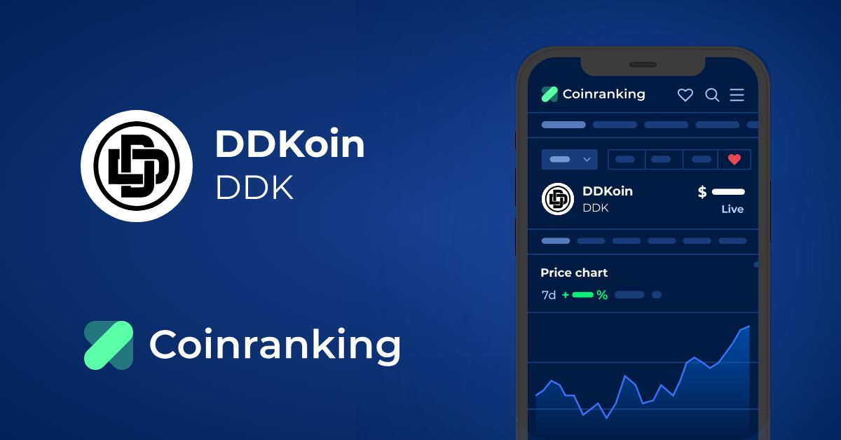 DDKoin Price Today - DDK Price Chart & Market Cap | CoinCodex