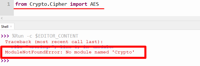 importerror no module named crypto cipher : Get the Solution