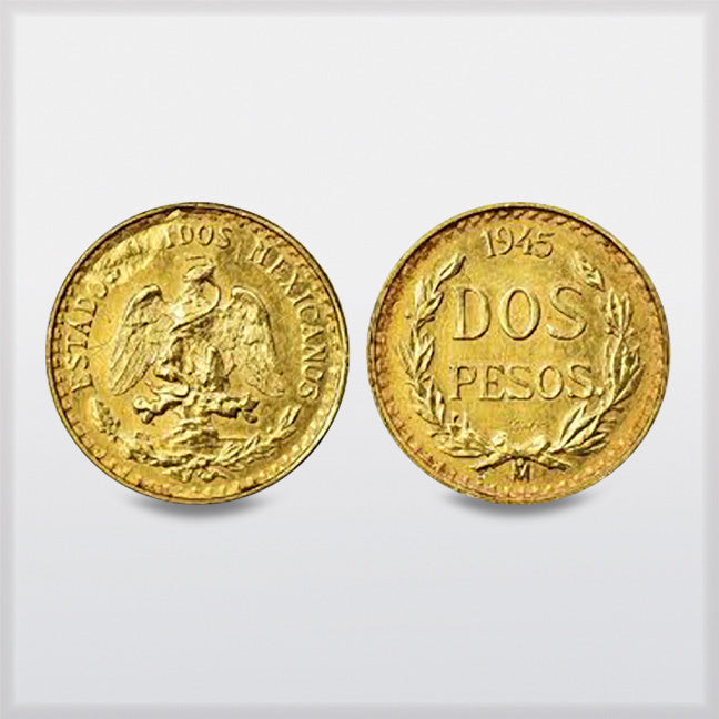 MEXICAN DOS PESOS GOLD COIN 