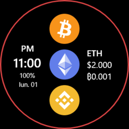 Now@48 - [Crypto Bnnc] Cryptocurrency Dashboard Watch Face - Приложения в Galaxy Store