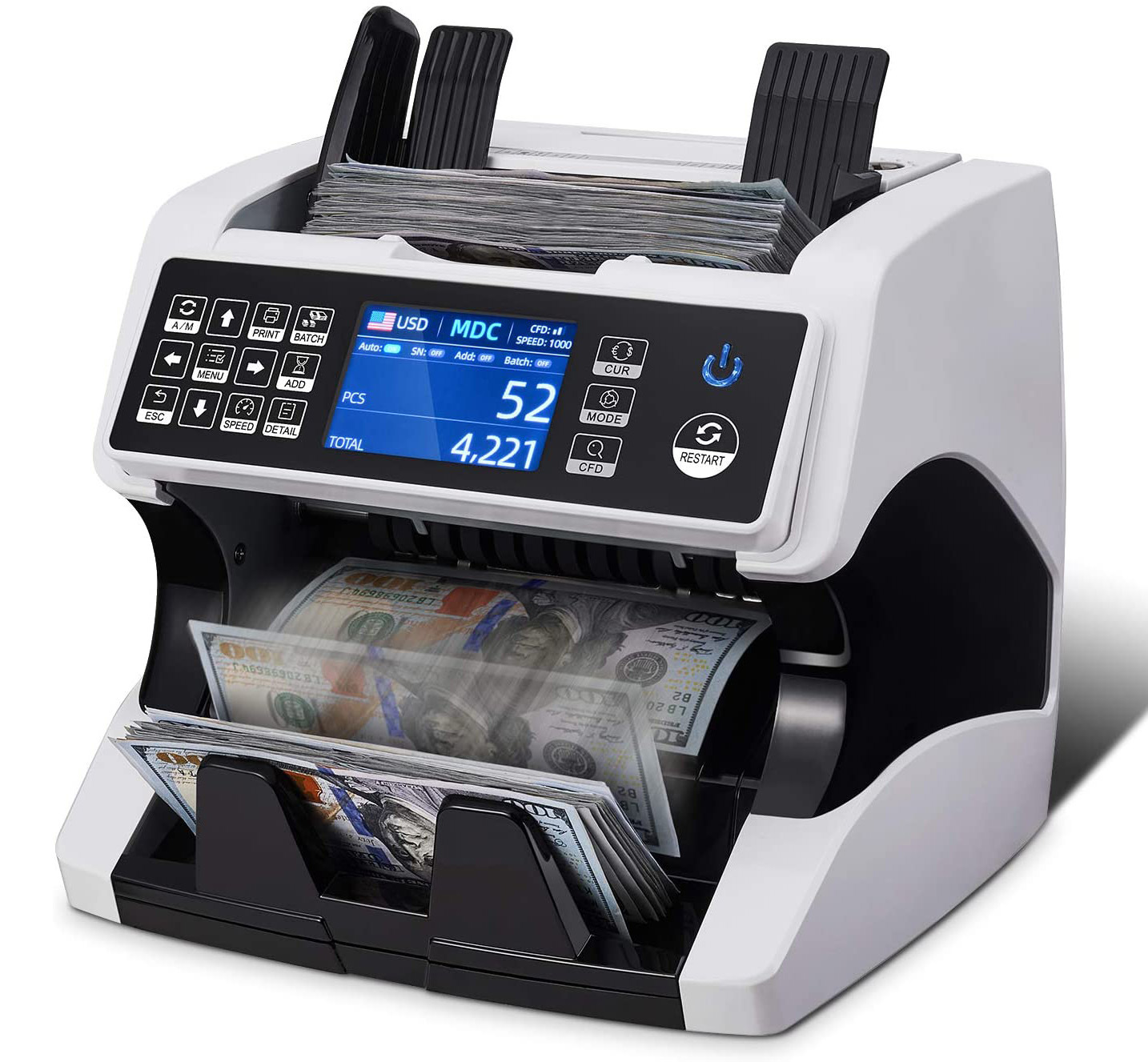 Black Manual Currency Counting Machine Manufacturer & Seller in Delhi - Elcon Security Systems