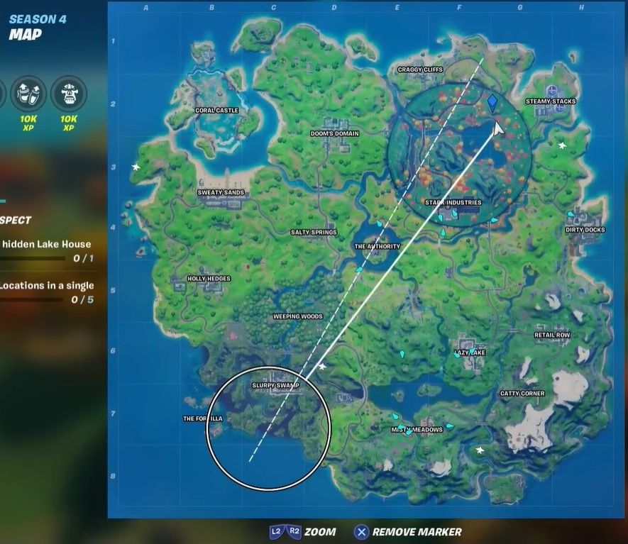 Fortnite Chapter 2 Season 4 Week 8 XP Coin Locations Guide