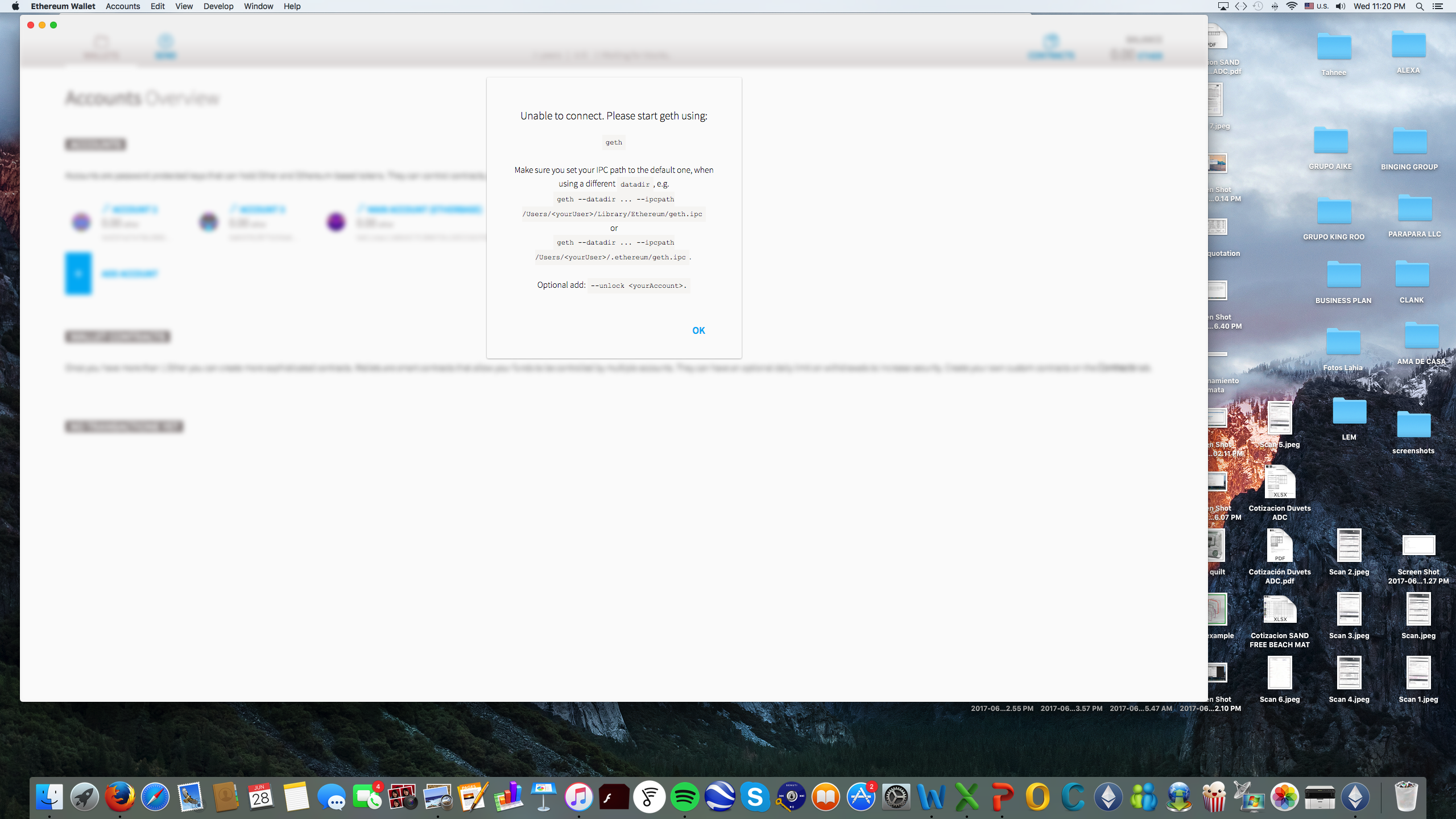 LETHON Ethereum Wallet MAC OS X · GitHub