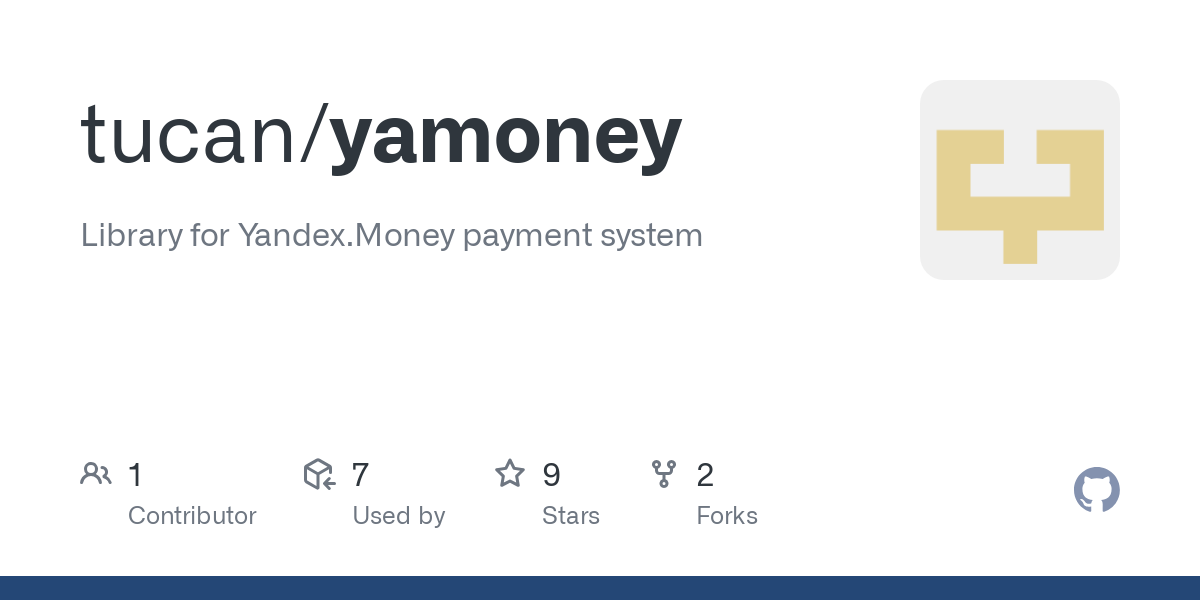 File: README — Documentation for yandex-money-sdk ()