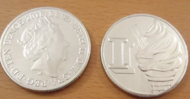 10 Pence - Elizabeth II (I - Ice Cream; Silver Proof) - United Kingdom – Numista