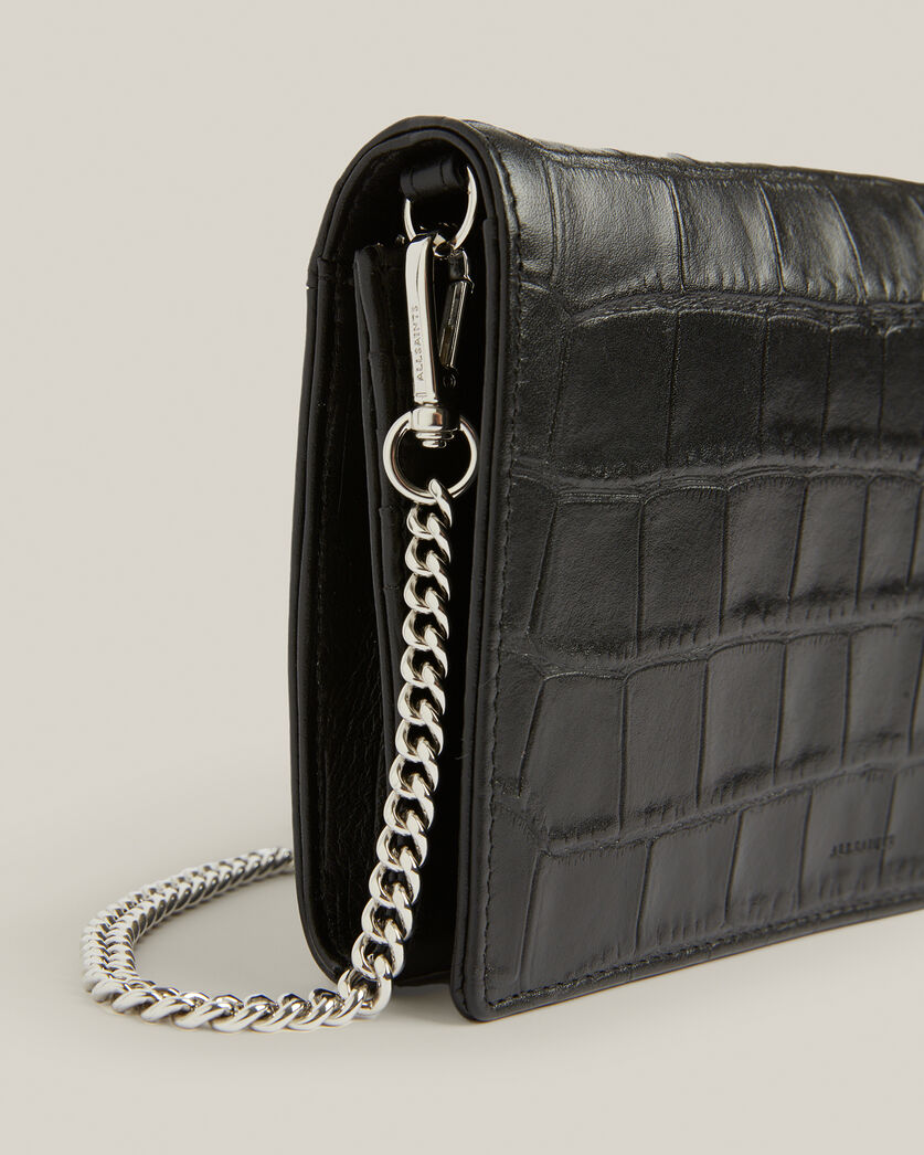 ALLSAINTS Fetch Chain Wallet in Multi Sky Blue | Endource