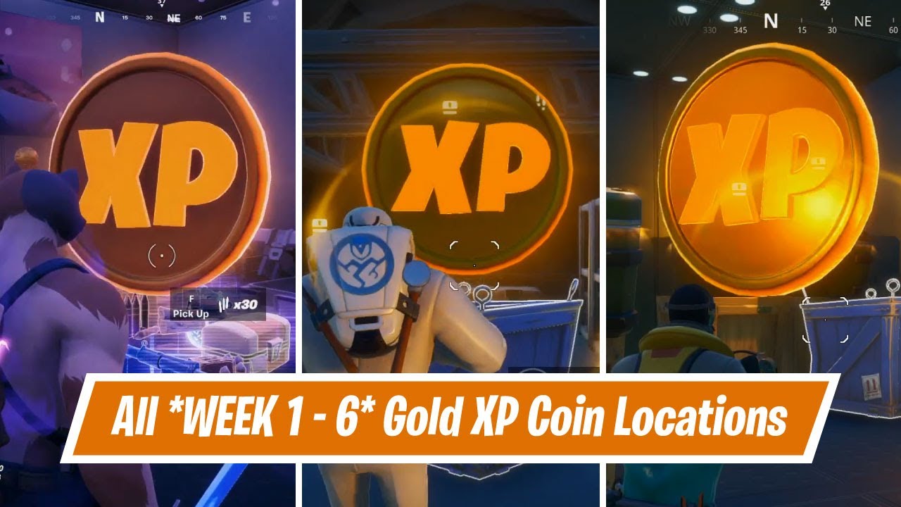 Every Week 6 XP Coin Location in Fortnite Season 4