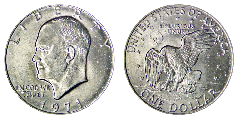 Value of D Eisenhower Dollar | Sell Modern Coins