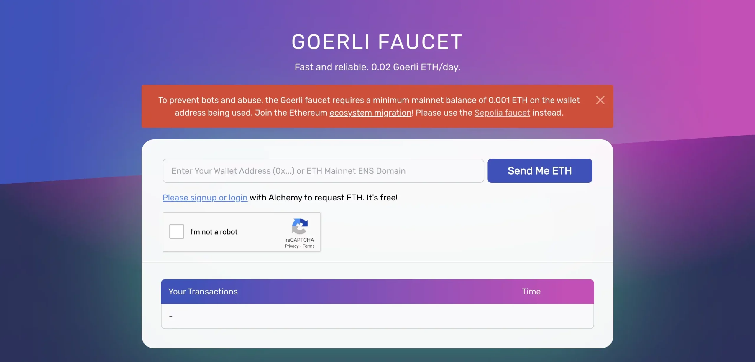 How to Get Goerli ETH Testnet Tokens from Goerli Faucets