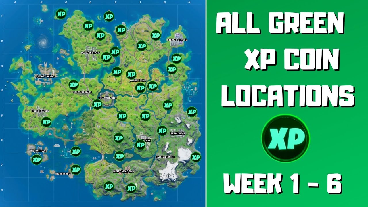 All XP Coin locations in Fortnite Chapter 2 Season 3 - Gamepur