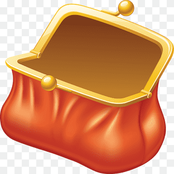 Gold coin Wallet, purse, gold, fruit, coin png | PNGWing