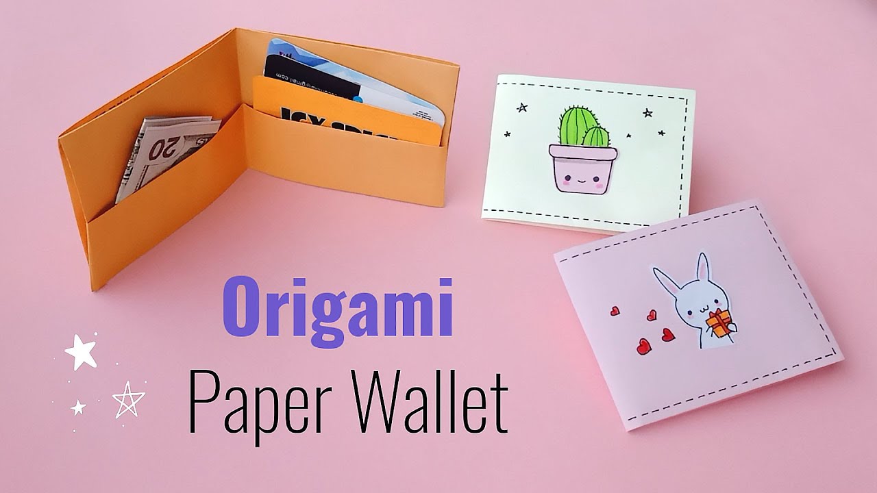 YouTube | Origami wallet, Diy wallet paper, Diy origami wallet