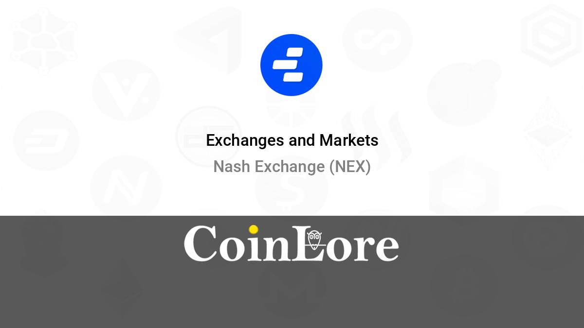 Exchange Nash Exchange Token (PoS) (NEX) | SwapSpace Exchange Aggregator