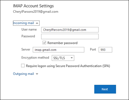 Configuring Your Email App for Microsoft | Information Technology Services