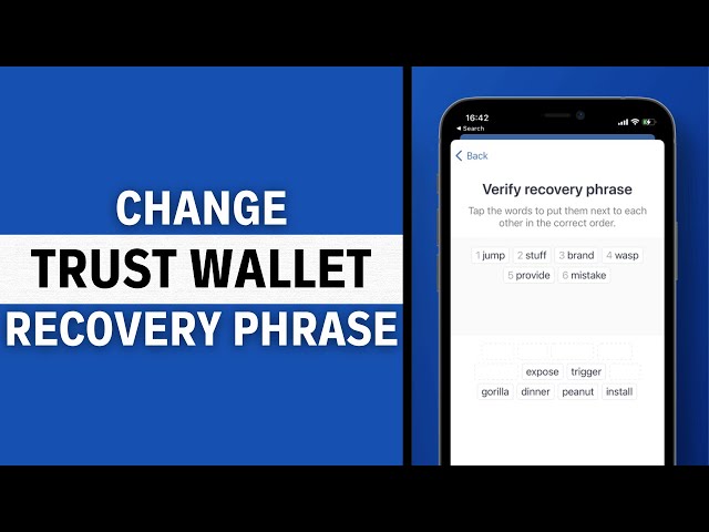 Change the address of a cryptocurrency - English - Trust Wallet