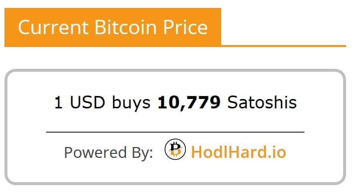 Bitcoin Satoshi Calculator || Convert between BTC, Sats, and USD