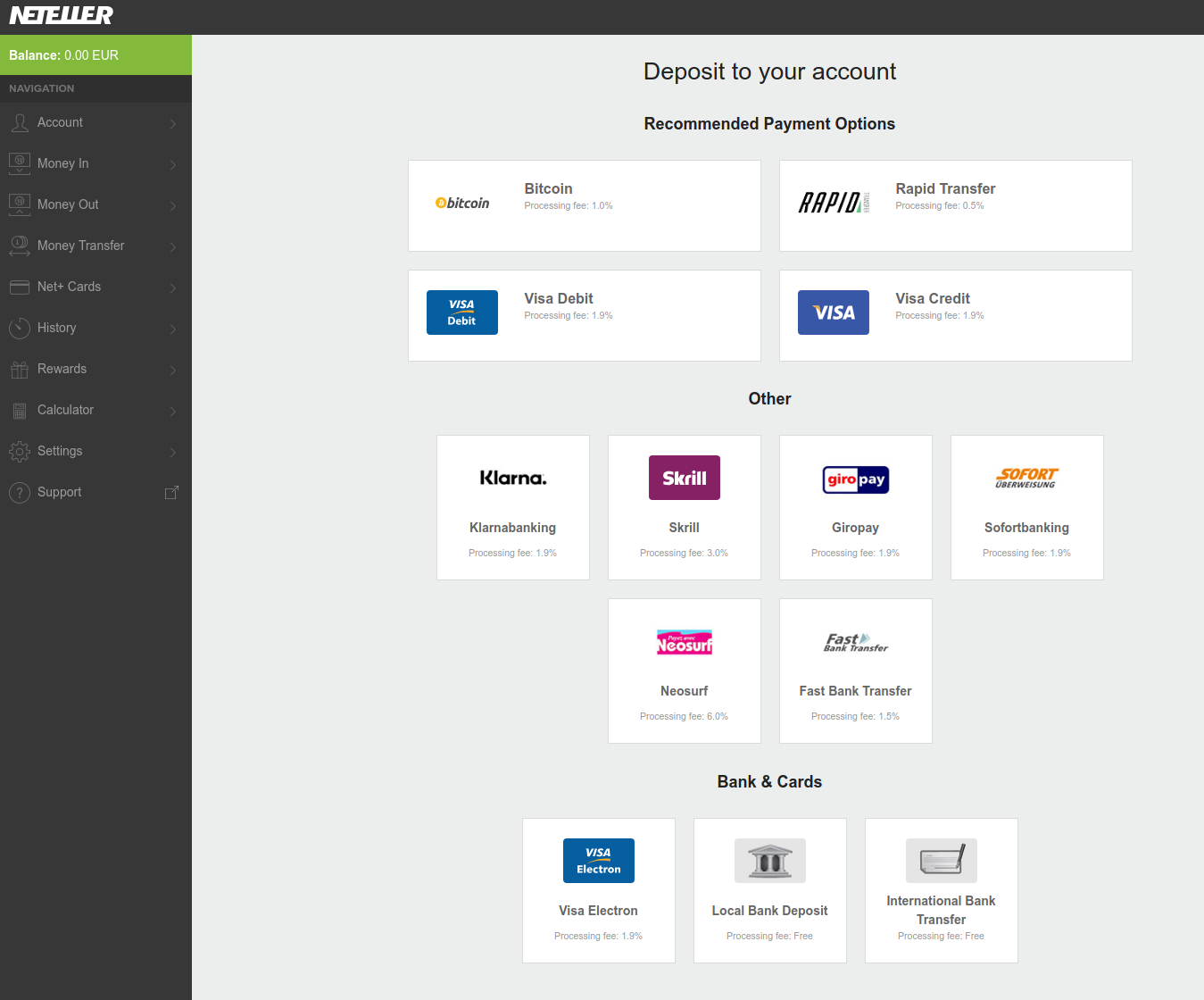 Bitcoin to Neteller Instant Exchange, BTC to Neteller Convert - Exchanger24