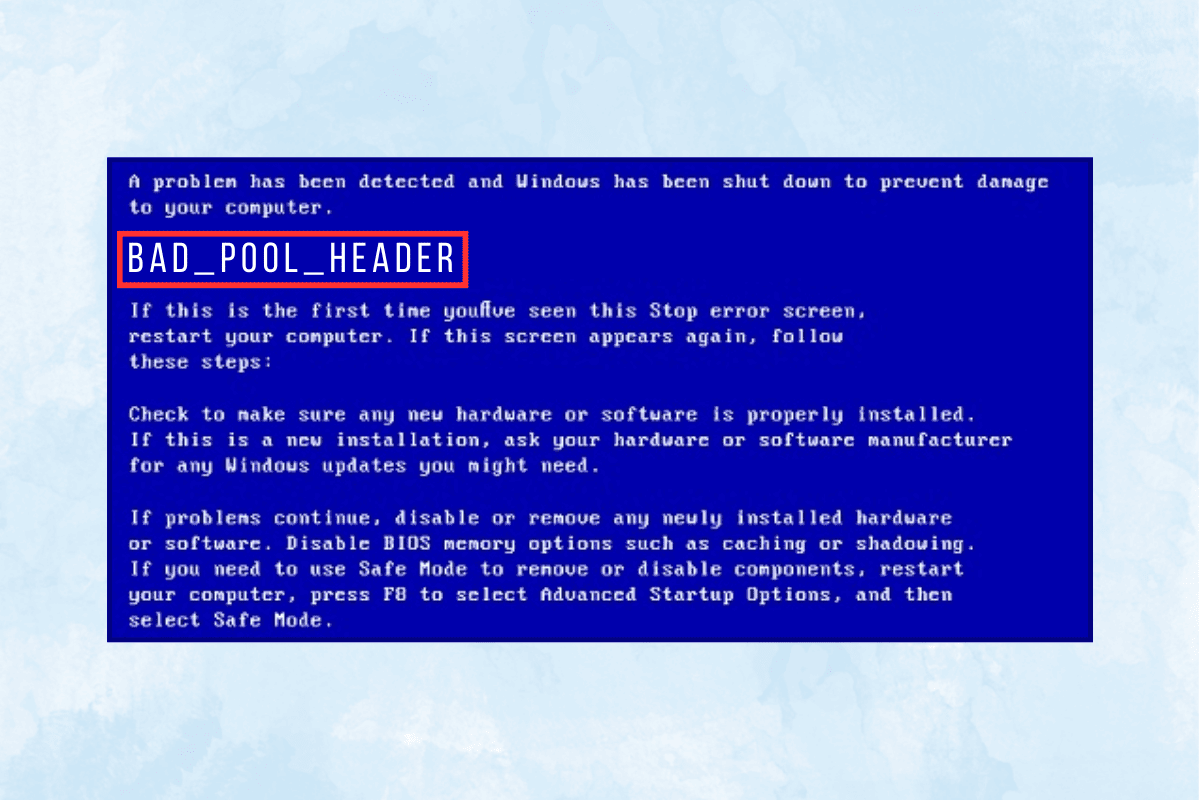 Bad pool header stop code 0x windows 11 (Solved)