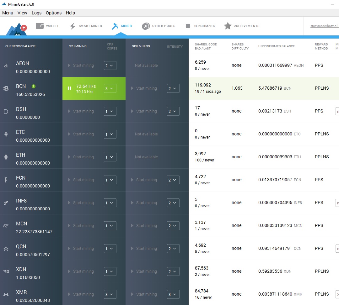 MinerGate - Cryptocurrency mining pool & easiest GUI miner