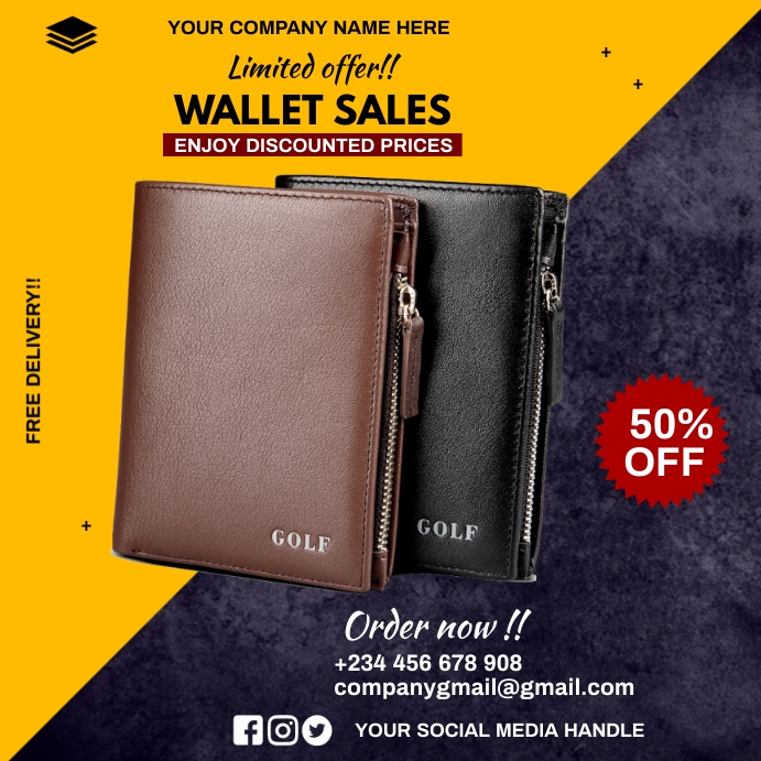 Wallets made of leather man