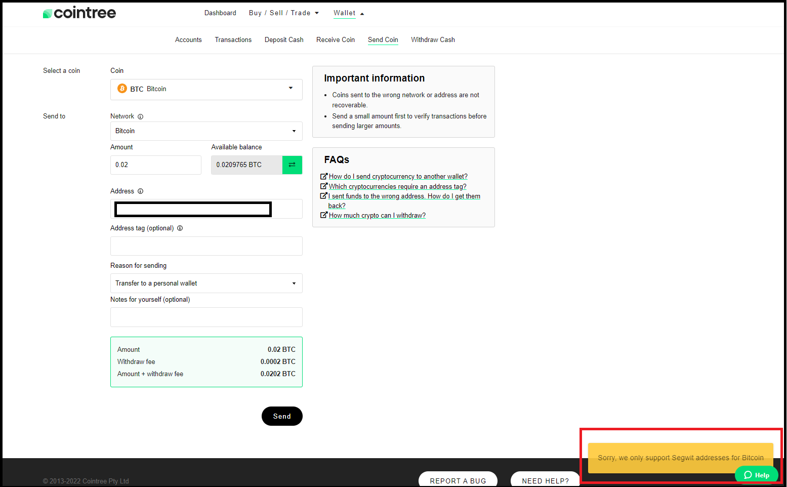 Bitcoin Core :: Segregated Witness Wallet Development Guide