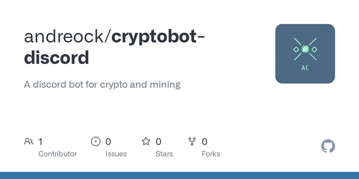 GitHub - andreock/cryptobot-discord: A discord bot for crypto and mining