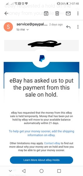 Why is my payment on hold or unavailable? | PayPal GB