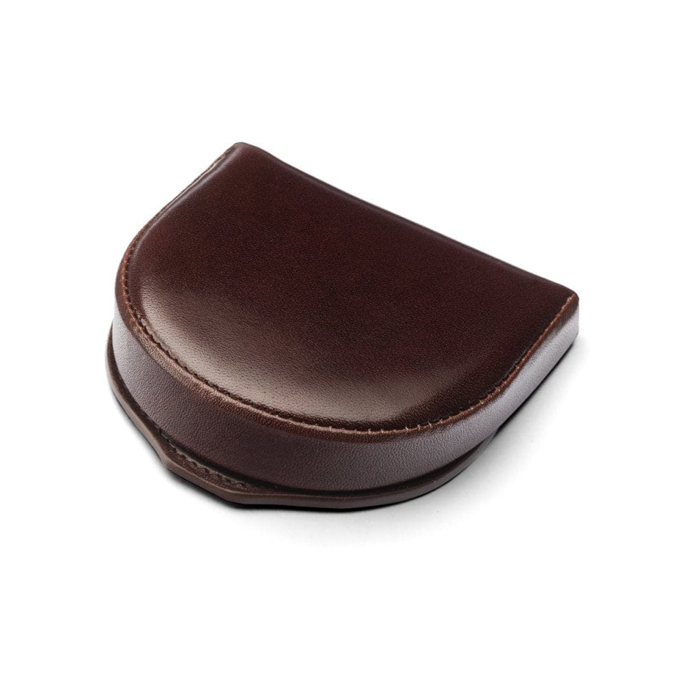 TALBIN small leather coin pouch | Bleu de Chauffe — Calame Palma