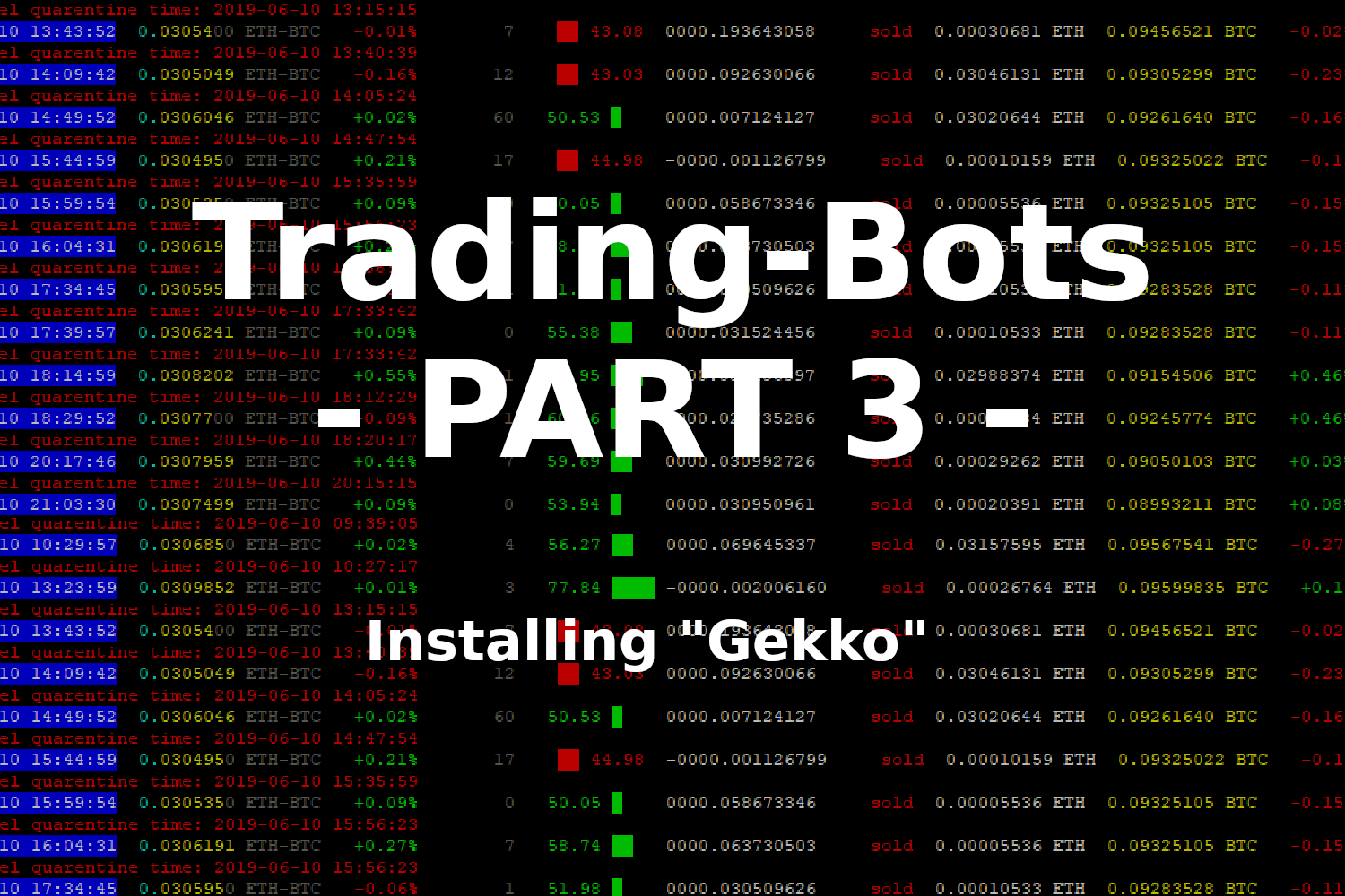 How To Setup Gekko BTC Trading Bot on VPS (Ubuntu ) with GUI (cryptolove.fun) | Reinis Fischer