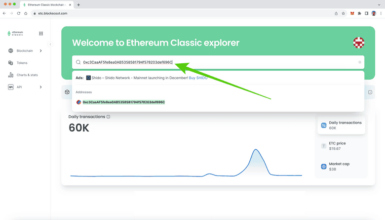 Ethereum Classic Block Explorer - CryptoGround