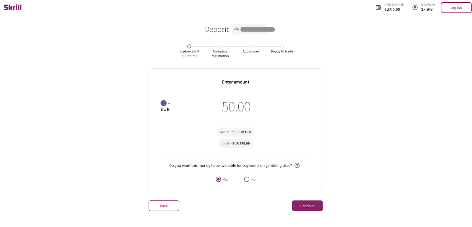 Instantly buy crypto­­currency from a trusted e-wallet | Skrill