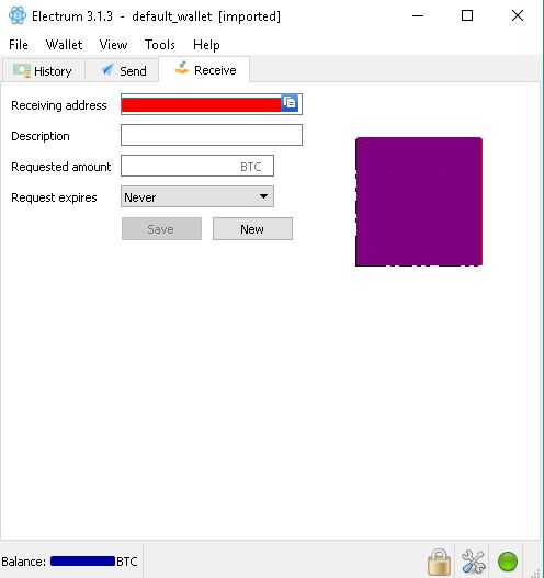 How to use the Electrum receive tab – Bitcoin Electrum