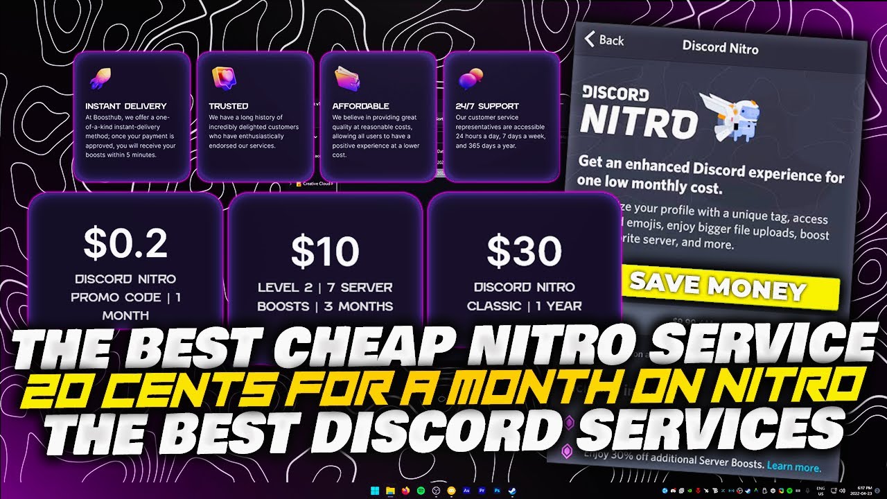 🌟1 Month & 3 Months Discord Nitro tokens🌟