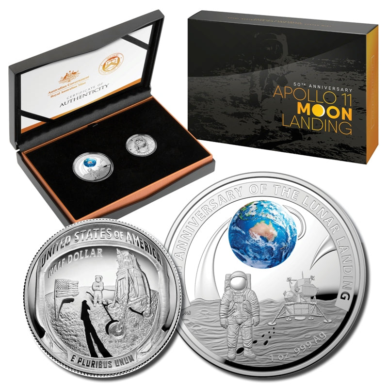 Apollo 11 50th Anniversary 5 Oz. Silver Proof Coin | U.S. Mint