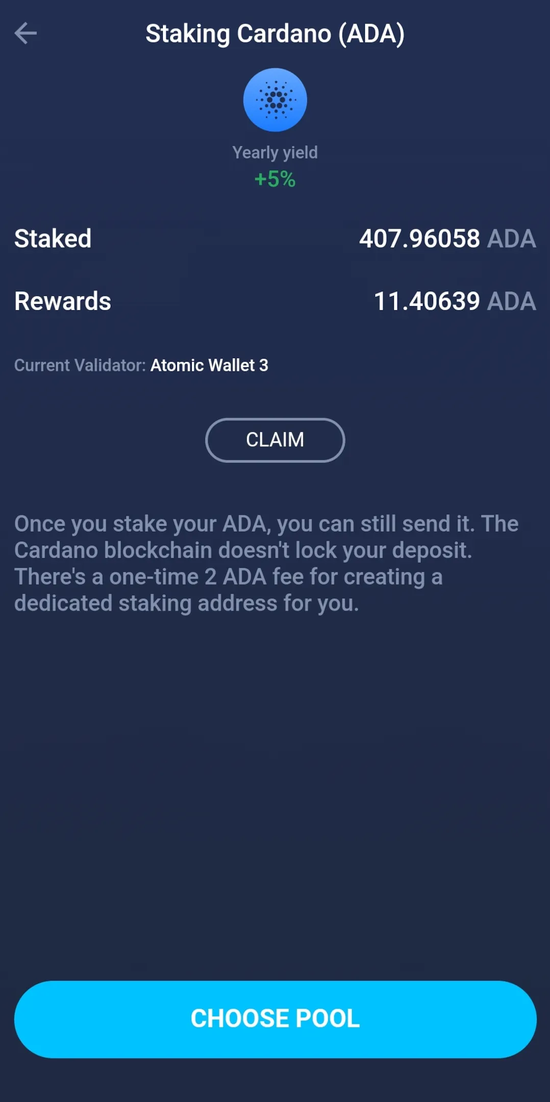 Staking options in Atomic Wallet - Atomic Wallet Knowledge Base