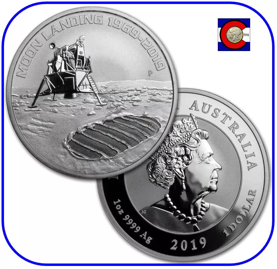 Moon Landing 1oz Silver Coin | Chards - £