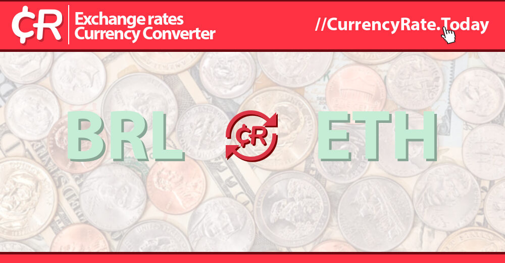 1 ETH to BRL - Ethereum to Brazilian Real Converter - cryptolove.fun
