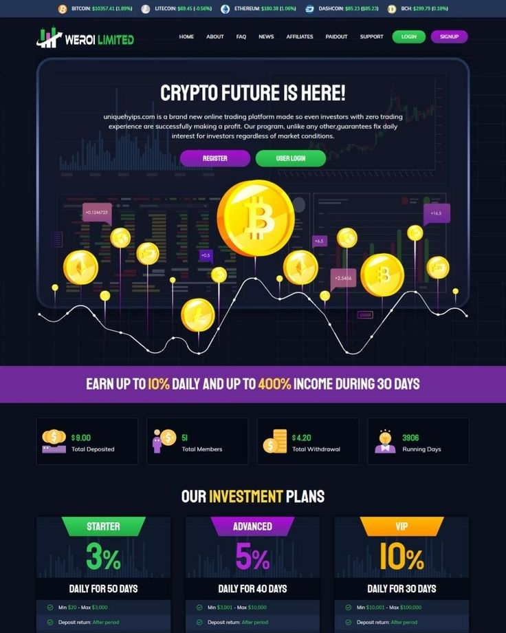 Blockchain HYIP Software | Cryptocurrency HYIP Software Script