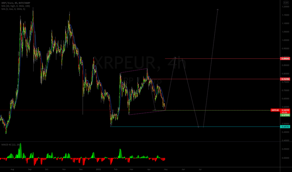 Ripple price in EUR and XRP-EUR price history chart