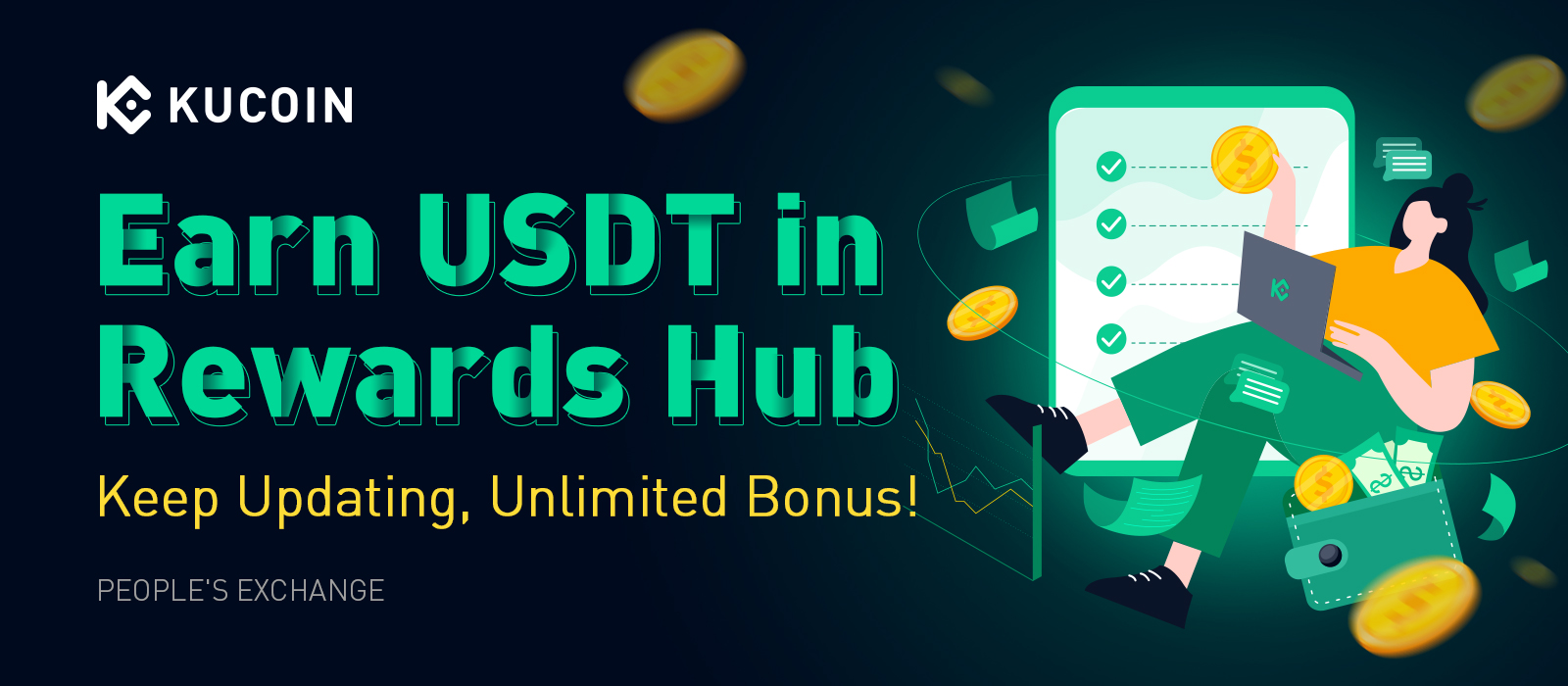 KUCOIN EXCLUSIVE BENEFITS: Get up to USDT worth of rewards!