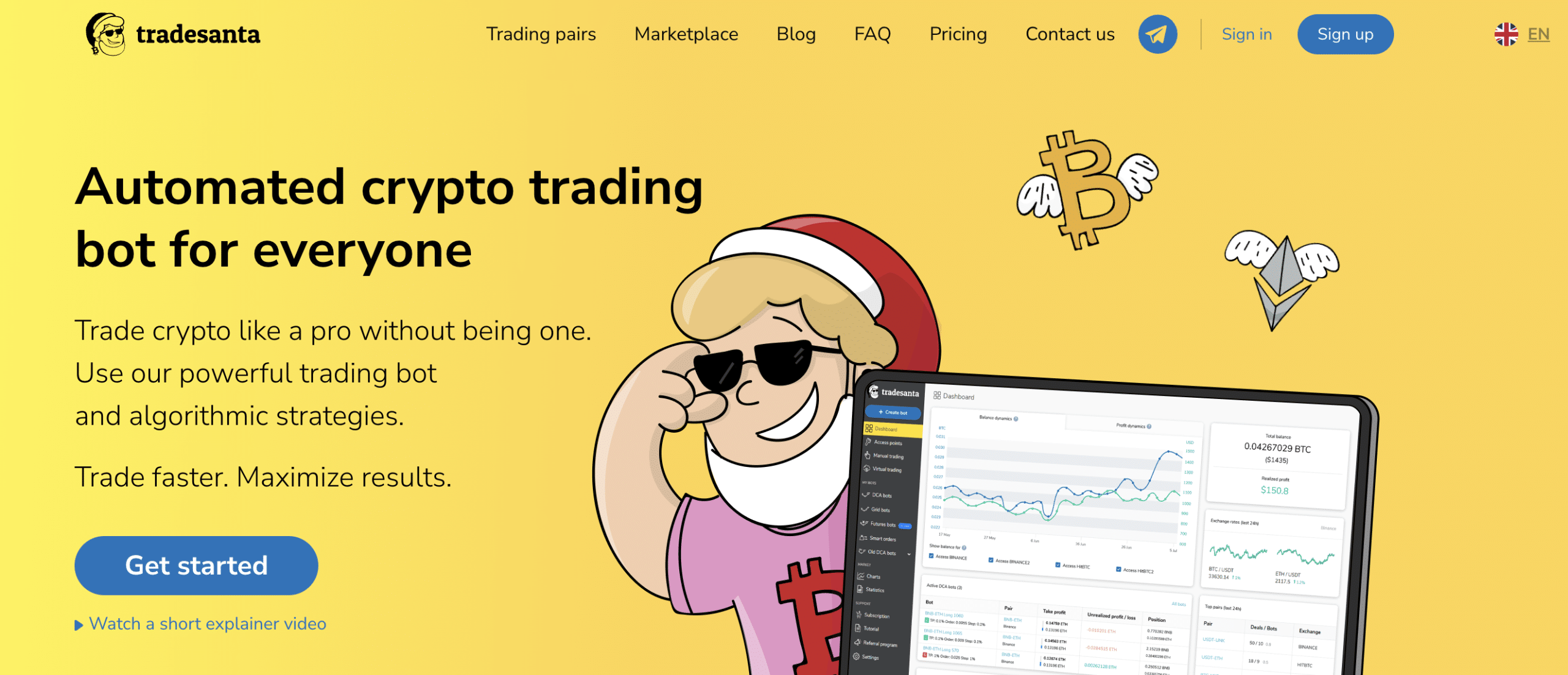 Royal Q - Quantitative Crypto Trading Robot Website & App