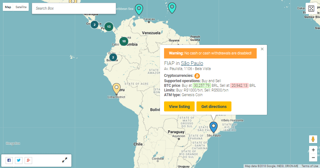 Cities in Brazil that accept Bitcoin | Statista