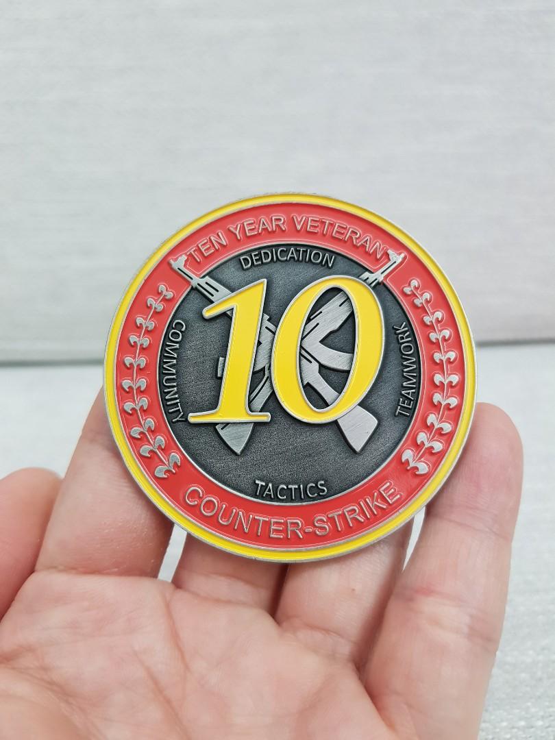 Best Deal for CSGO CS GO Counter Strike Design Five Year Veteran Coin | Algopix