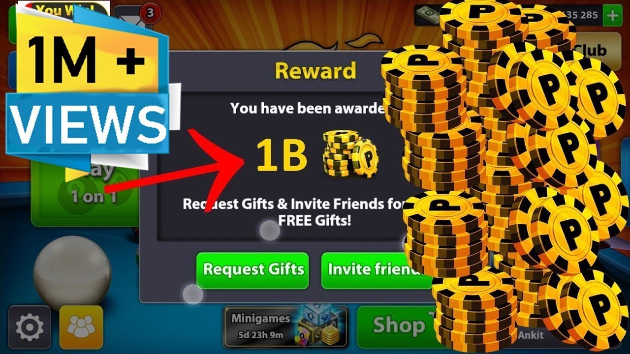 8 Ball Pool Free 1B Coins