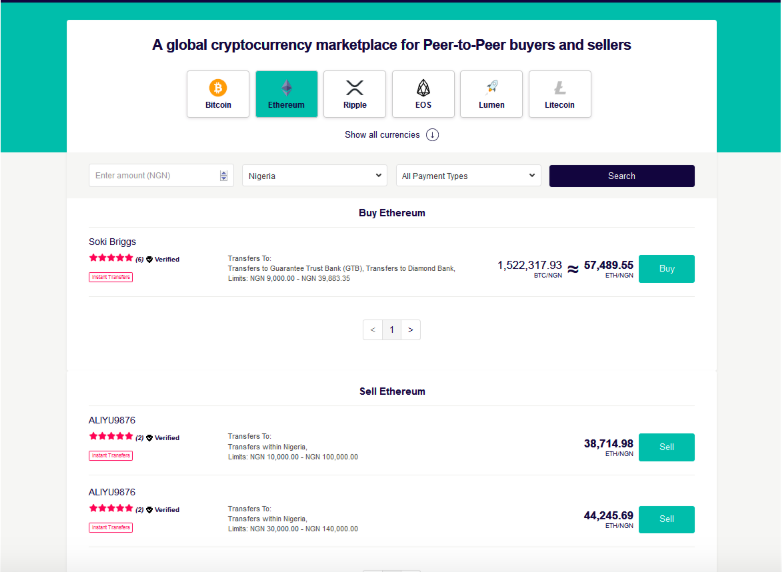 Sell Ethereum (ETH) in Nigeria Anonymously - Receive Skrill