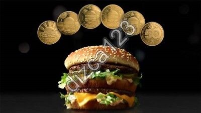 MCDONALD’S ISSUES 50TH ANNIVERSARY BIG MAC COINS