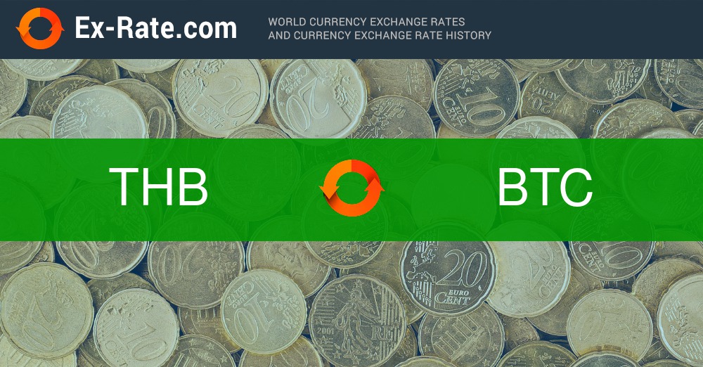 Convert Bitcoin to Thai Baht | BTC to THB currency converter - Valuta EX