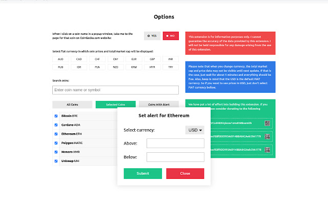 CoinTrap Cryptocurrency price and volume tracker for Binance | Download