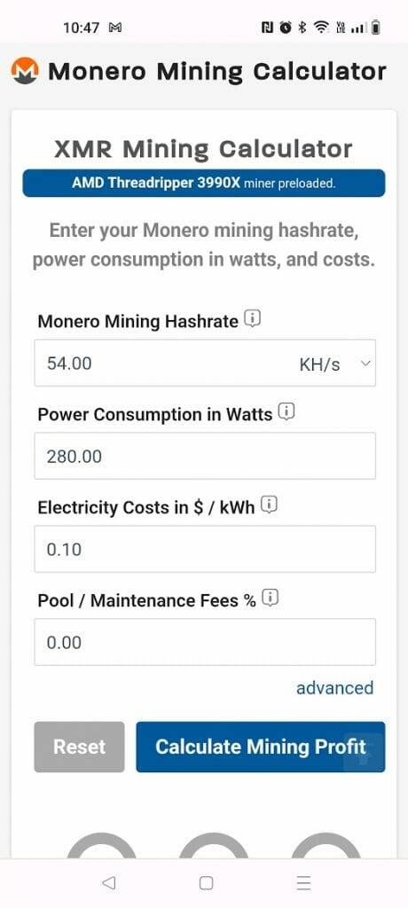 ⛏ Mining Calculator | Kryptex